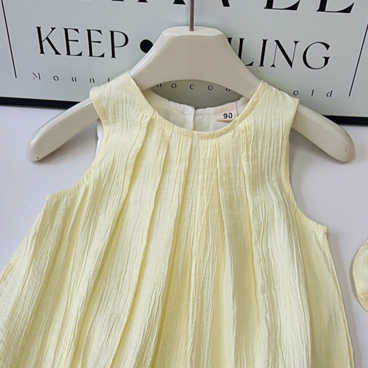 Girls Self Design Layered A-Line Dress
