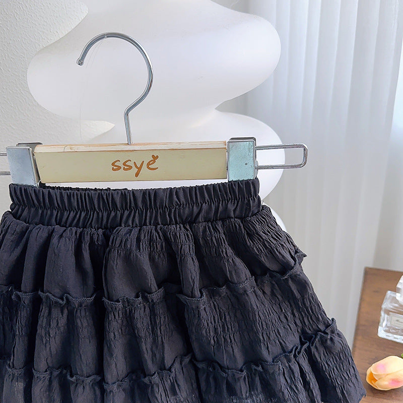 Girls Flared Mini Skirt