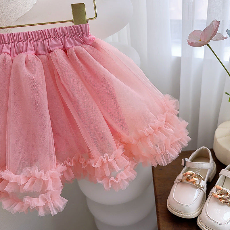 Solid Flared Skirt
