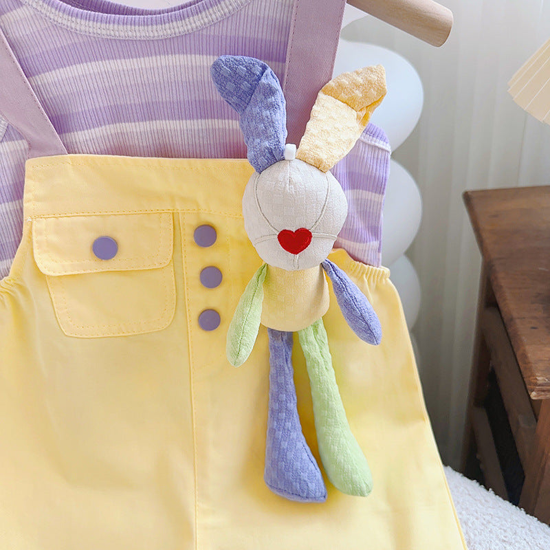 Girls Sleeveless Pure Cotton Top with Shorts