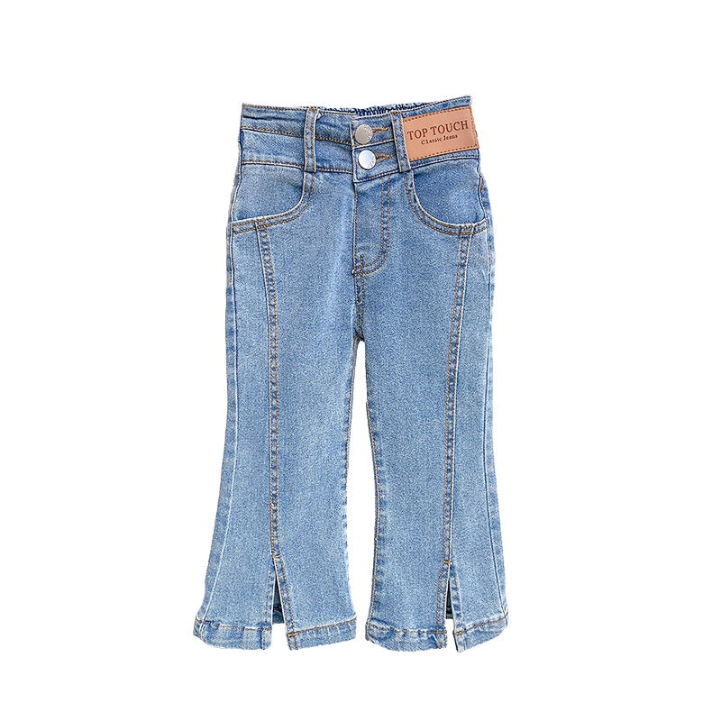 Girls Blue Clean Look Jeans