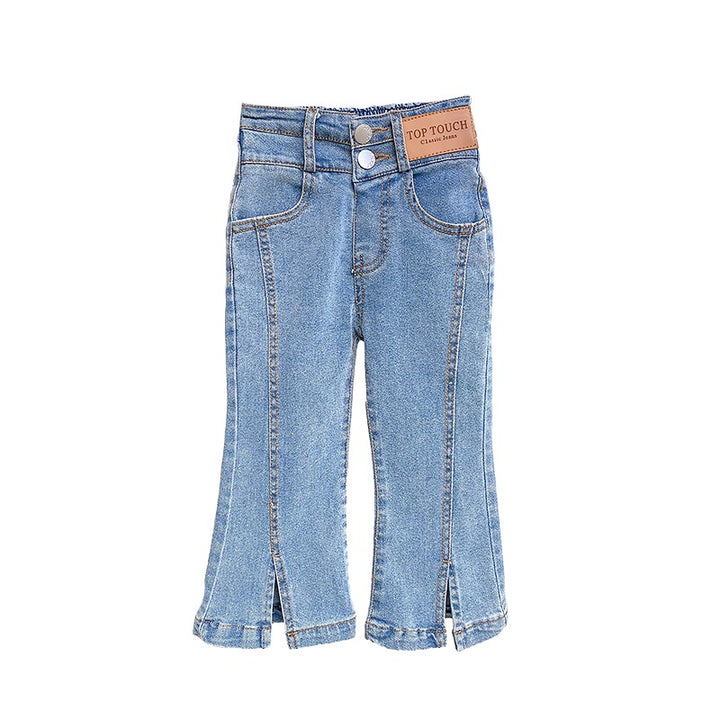 Girls Blue Clean Look Jeans