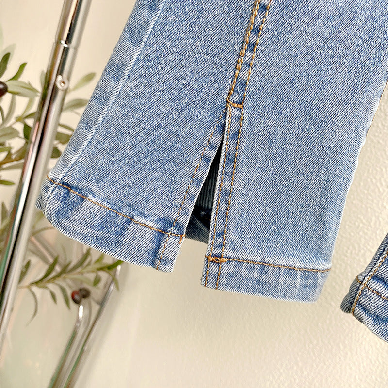 Girls Blue Clean Look Jeans