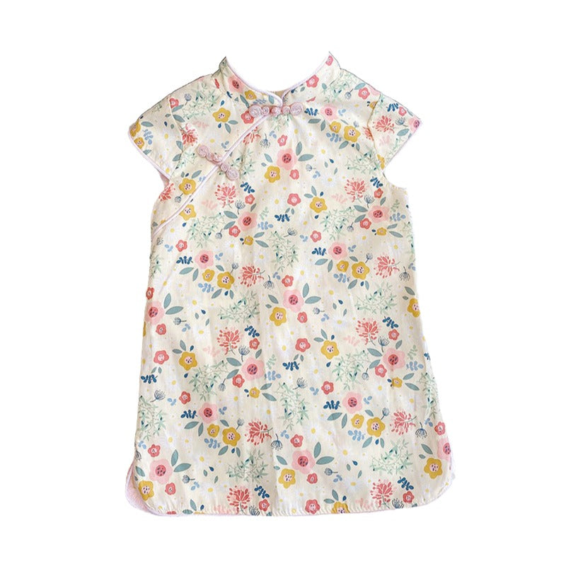 Floral Print A-Line Dress