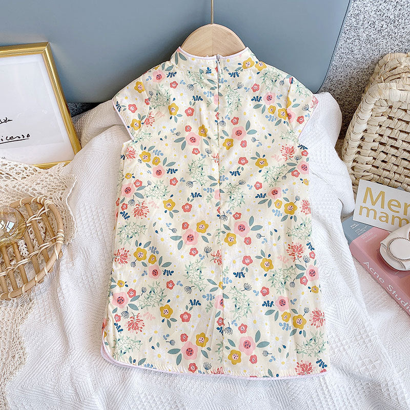 Floral Print A-Line Dress