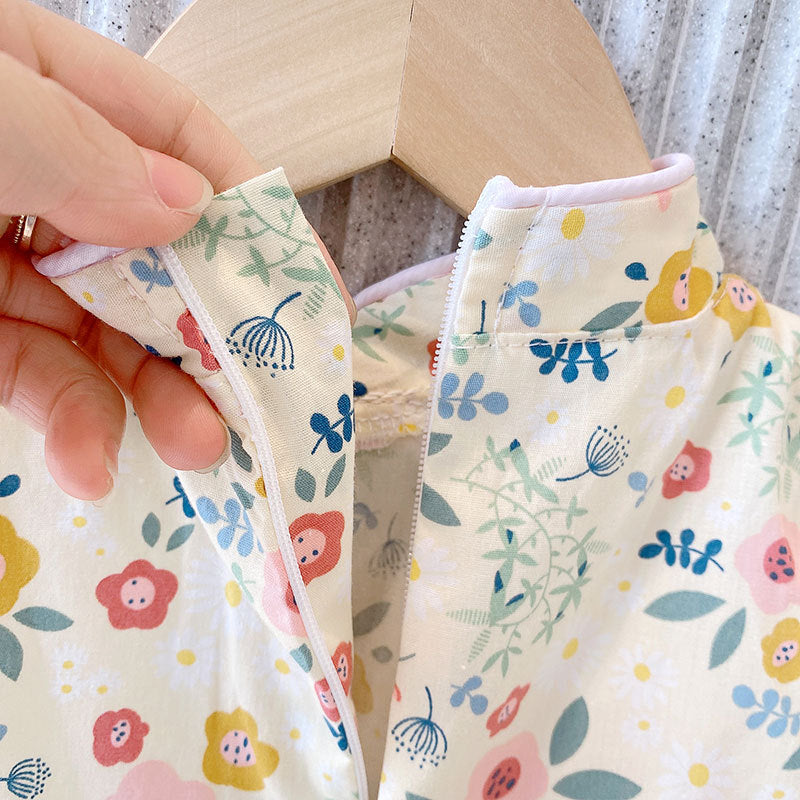 Floral Print A-Line Dress