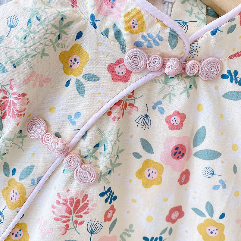 Floral Print A-Line Dress