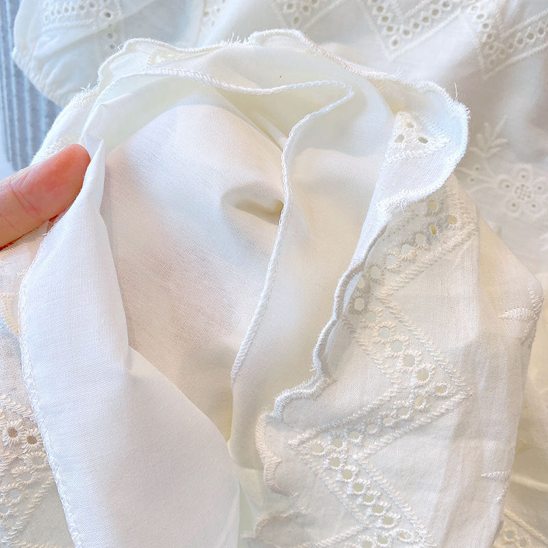 Square Neck Short Sleeves Fit & Flare Dress