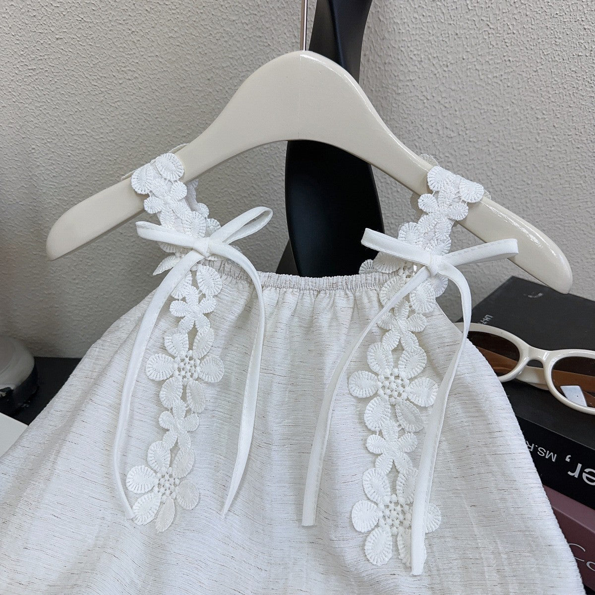 Girls Lace A-Line Midi Dress