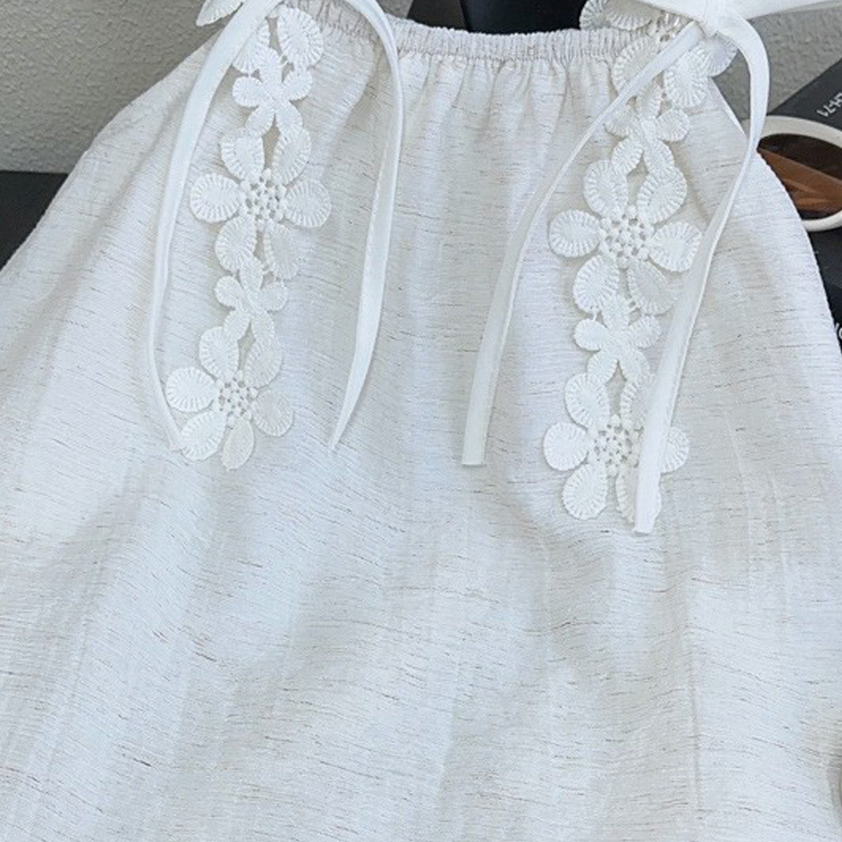 Girls Lace A-Line Midi Dress