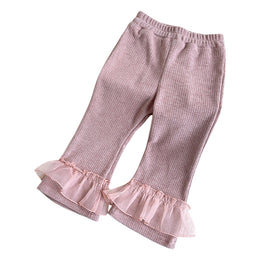 Girls Pleated Chinos Trousers