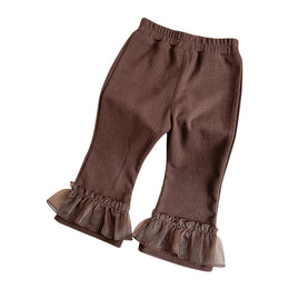 Girls Pleated Chinos Trousers