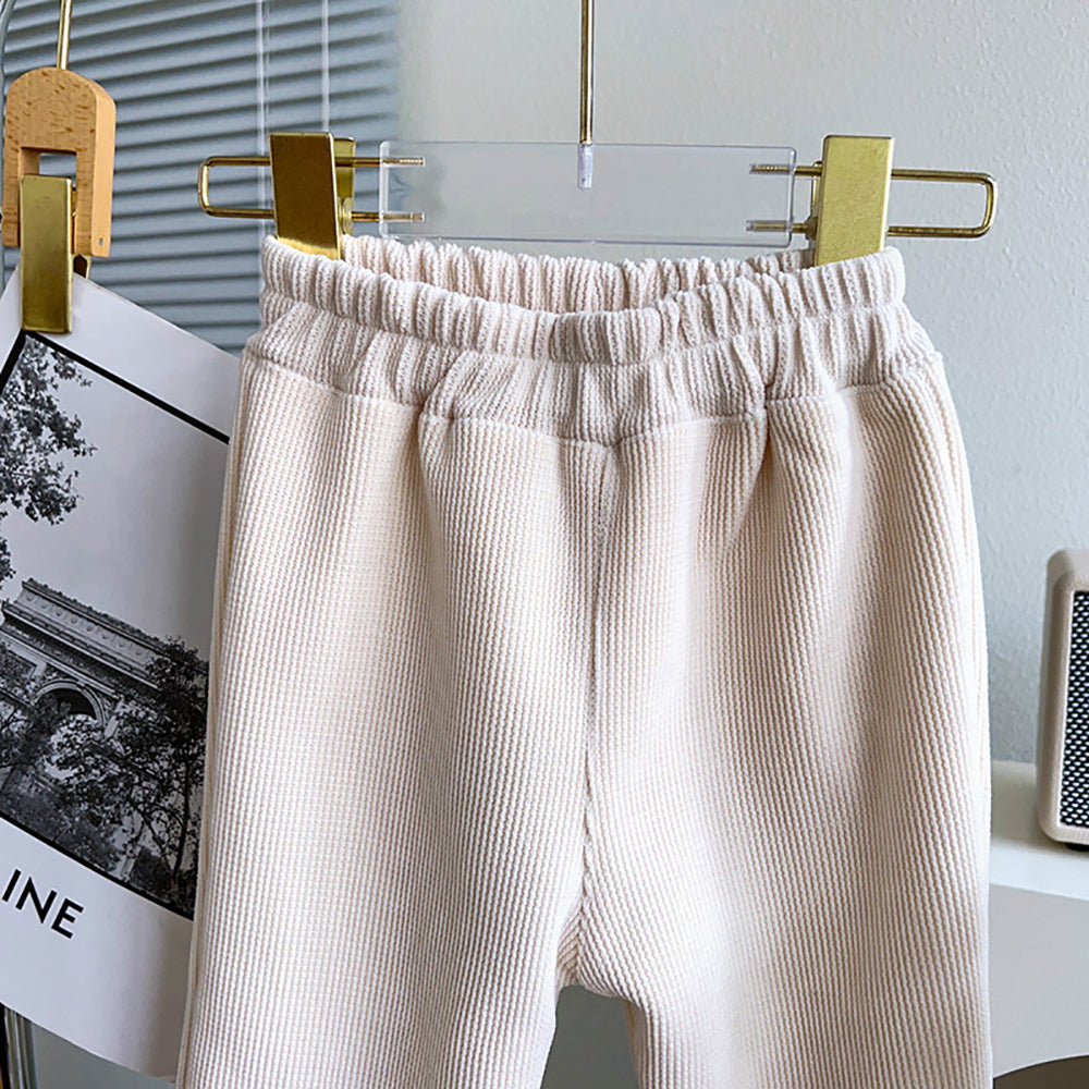 Girls Mid-Rise Easy Wash Pleated Trousers