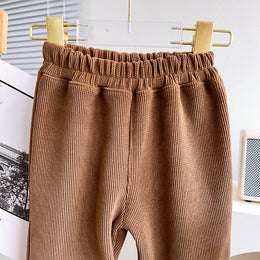 Girls Mid-Rise Easy Wash Pleated Trousers