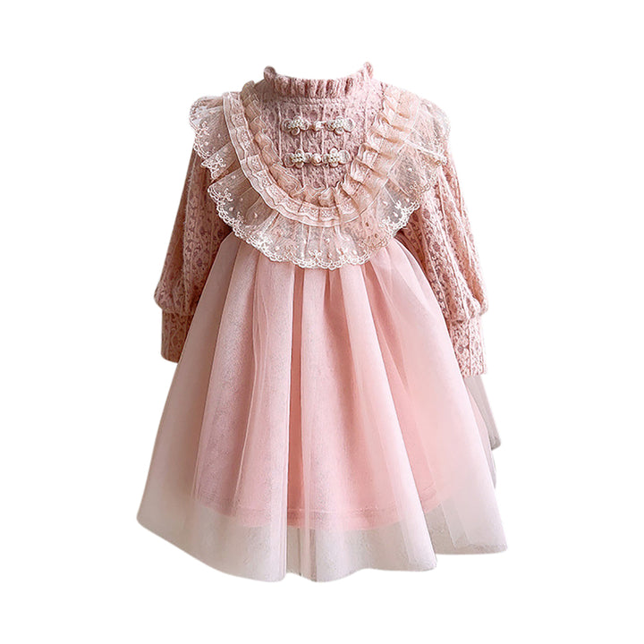 Girls Embroidered Fit & Flare Dress