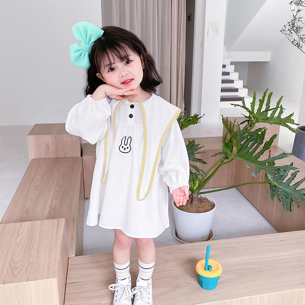 Cape Sleeve A-Line Dress