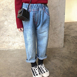 Girls Light Fade Stretchable Jeans