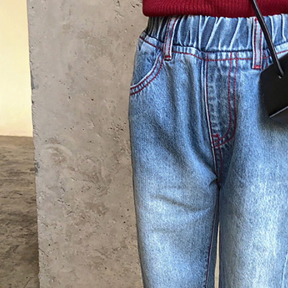 Girls Light Fade Stretchable Jeans