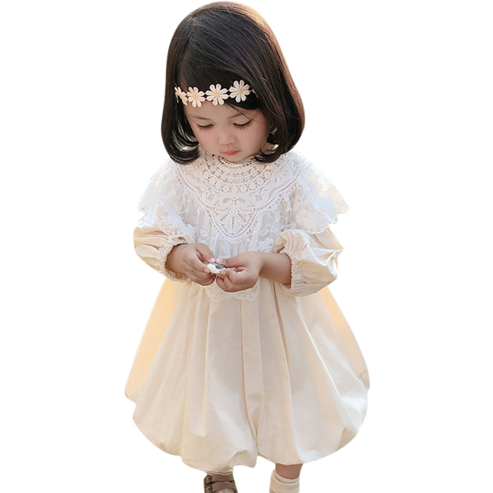 Applique Balloon Dress