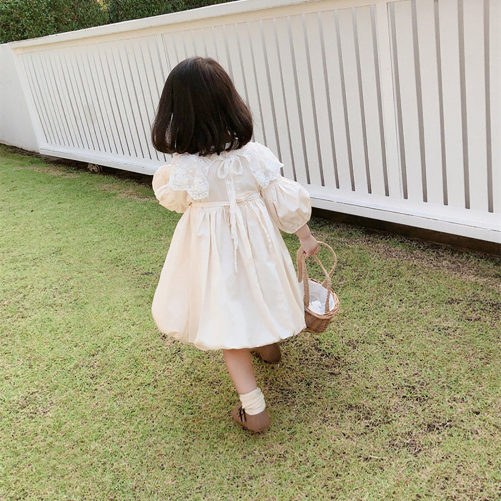 Applique Balloon Dress