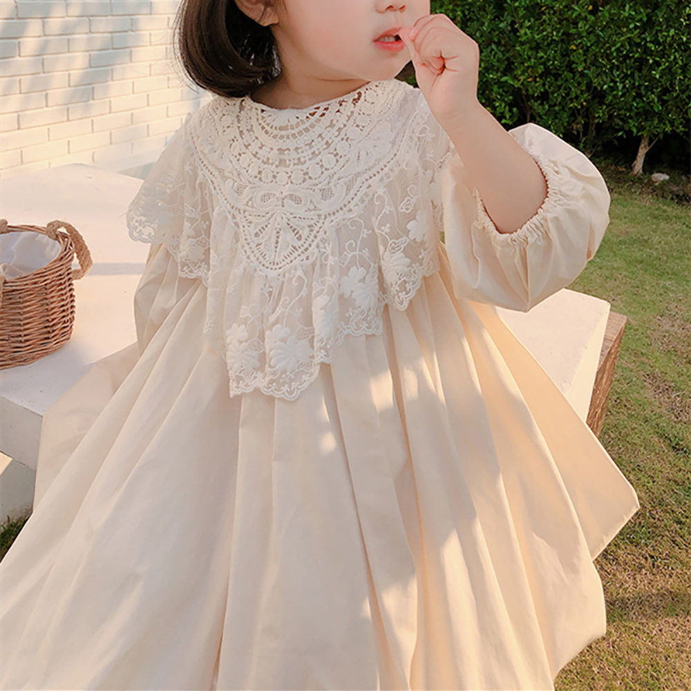 Applique Balloon Dress