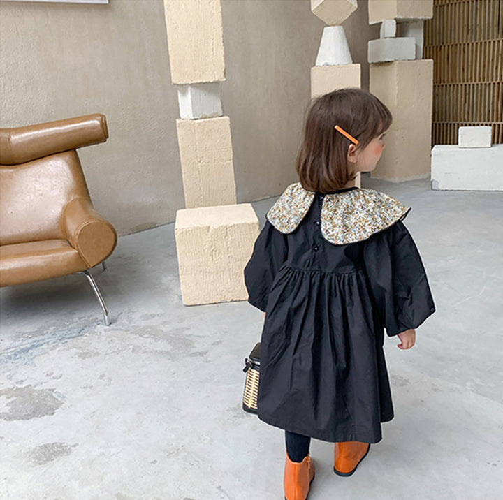 Applique A-Line Dress