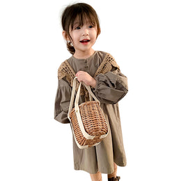 Applique A-Line Dress