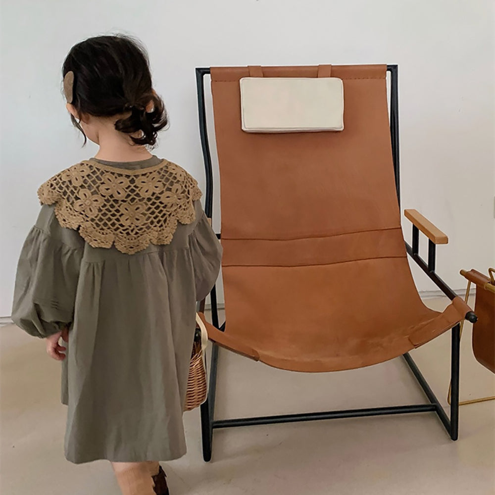 Applique A-Line Dress