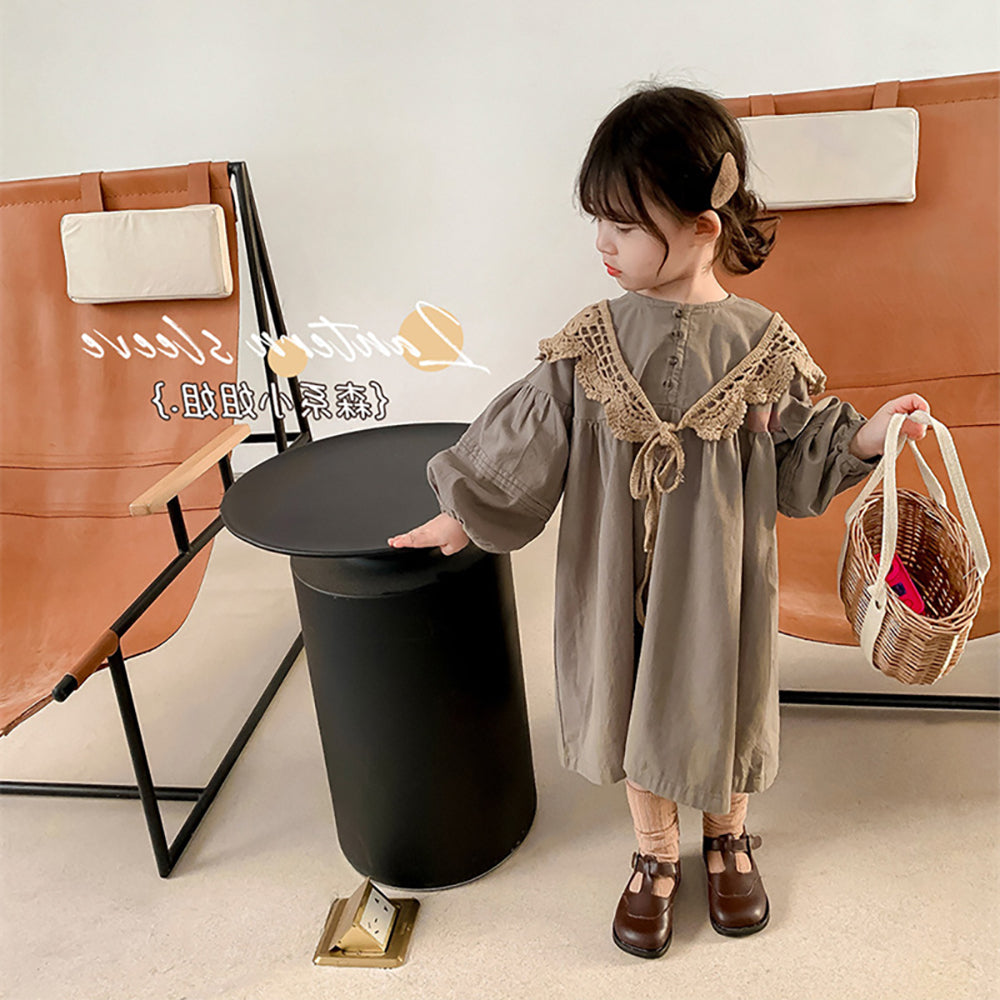 Applique A-Line Dress