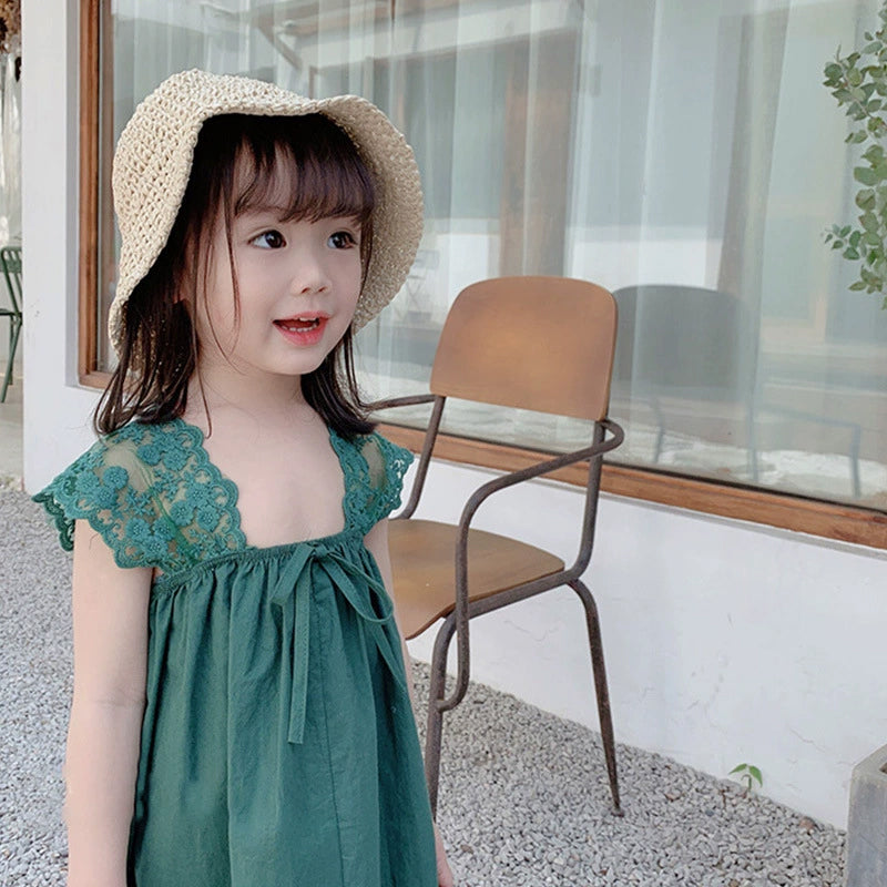 Solid A-Line Dress