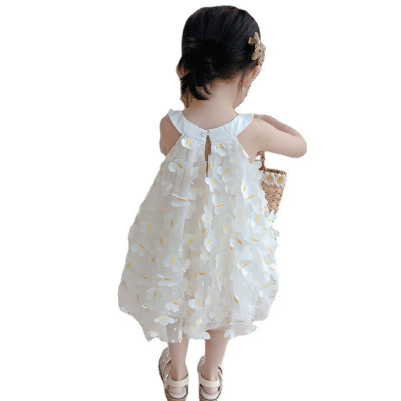 Applique A-Line Dress