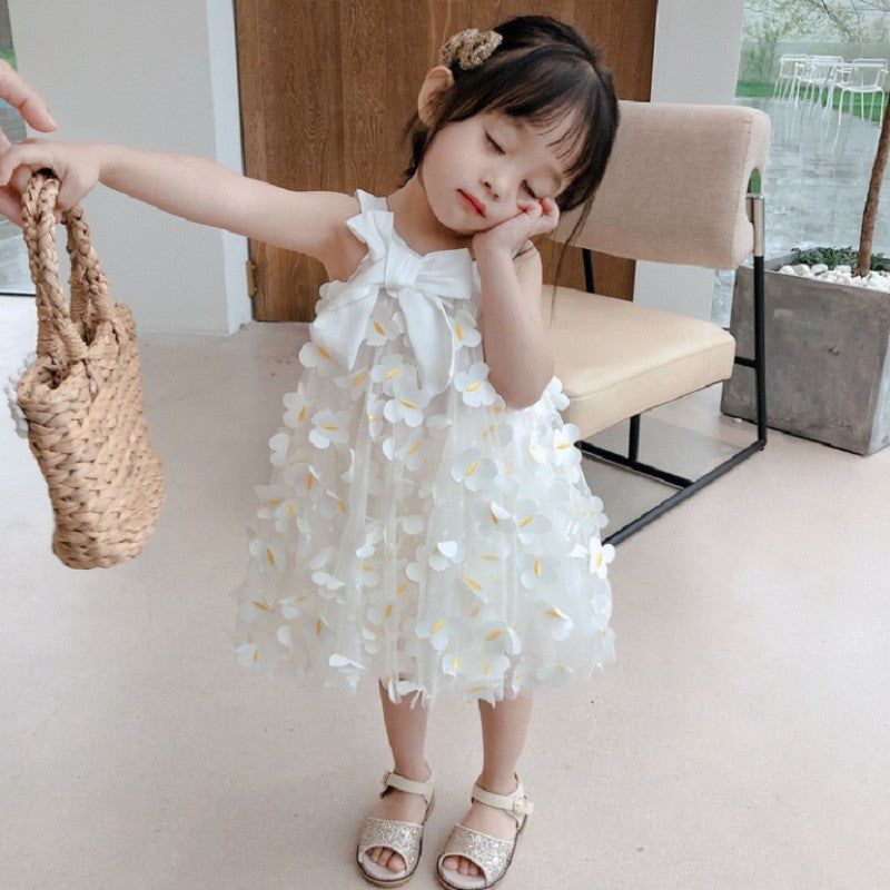 Applique A-Line Dress