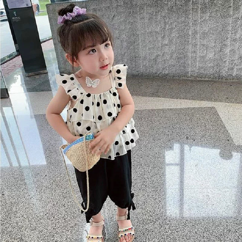 Solid Top and Capris Set