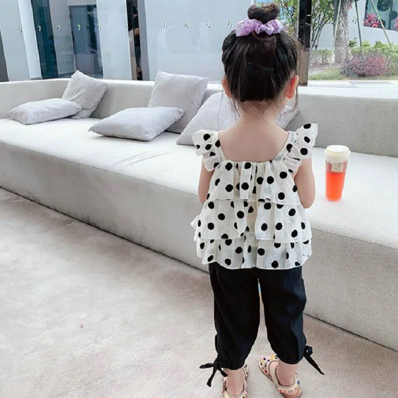 Solid Top and Capris Set