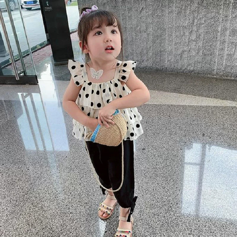 Solid Top and Capris Set