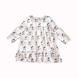 Girls Print A-Line Dress