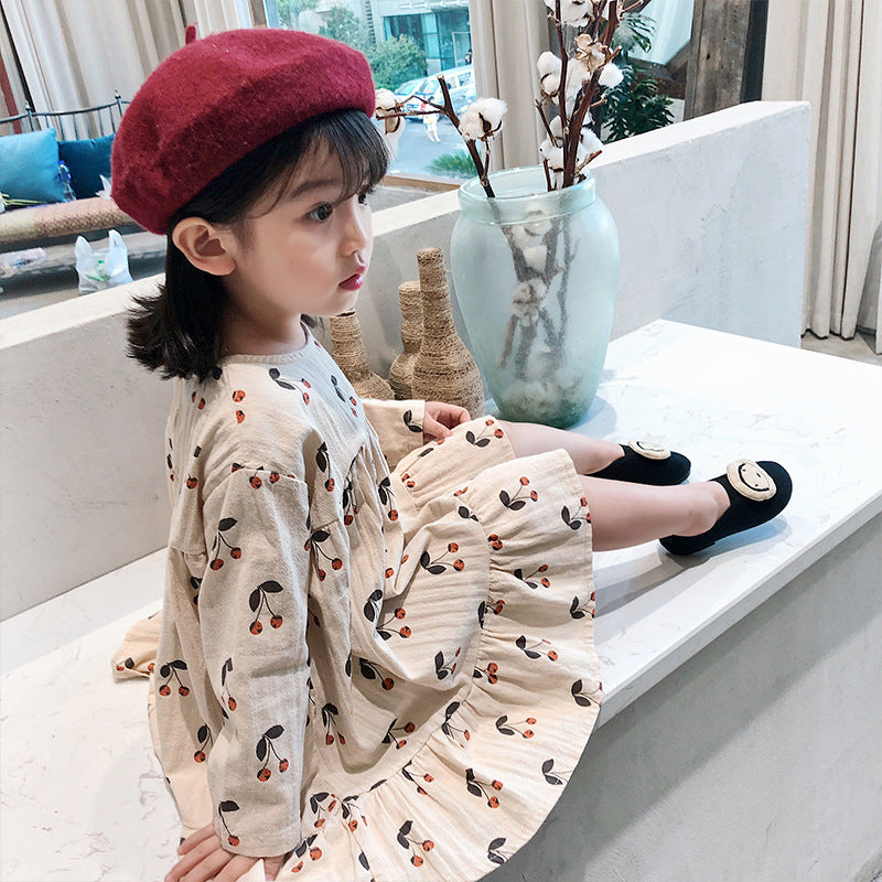 Girls Printed A-Line Dress