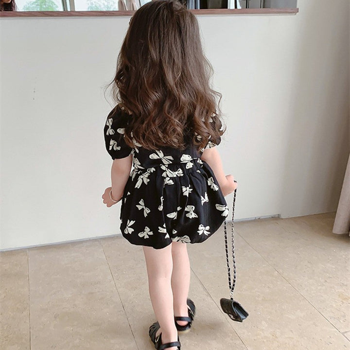 Girls Printed Pure Cotton Top With Shorts