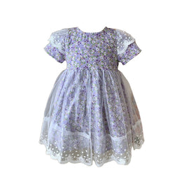 Floral Net Fit & Flare Dress