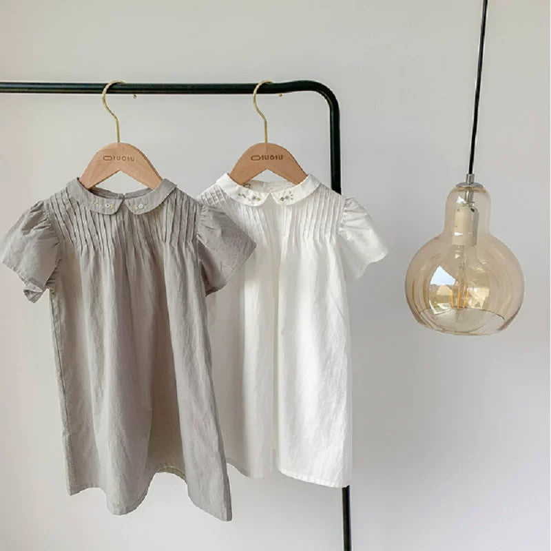Girls Cape Sleeve A-Line Dress