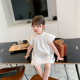 Cape Sleeve A-Line Dress