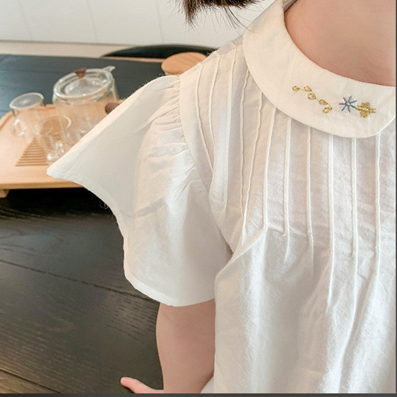 Cape Sleeve A-Line Dress