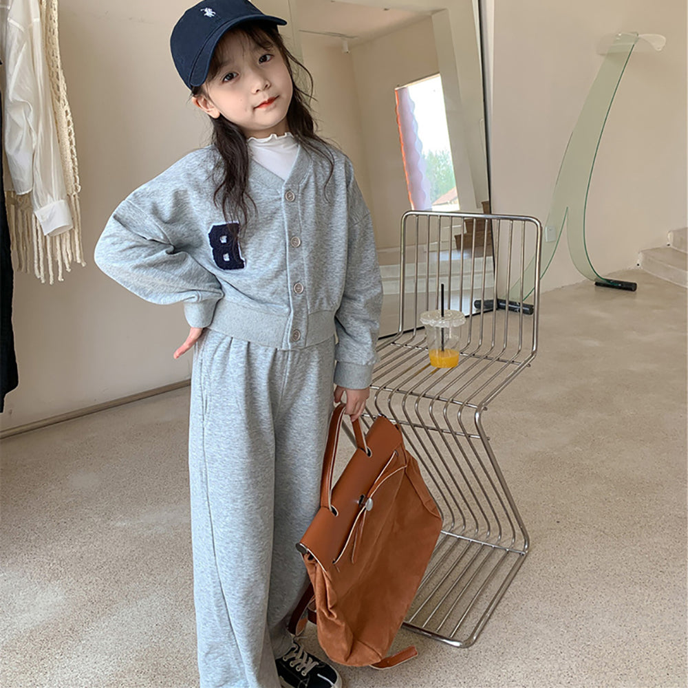 Girls Pure Cotton T-shirt With Trousers