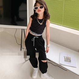 Infants Pure Cotton Top With Trousers