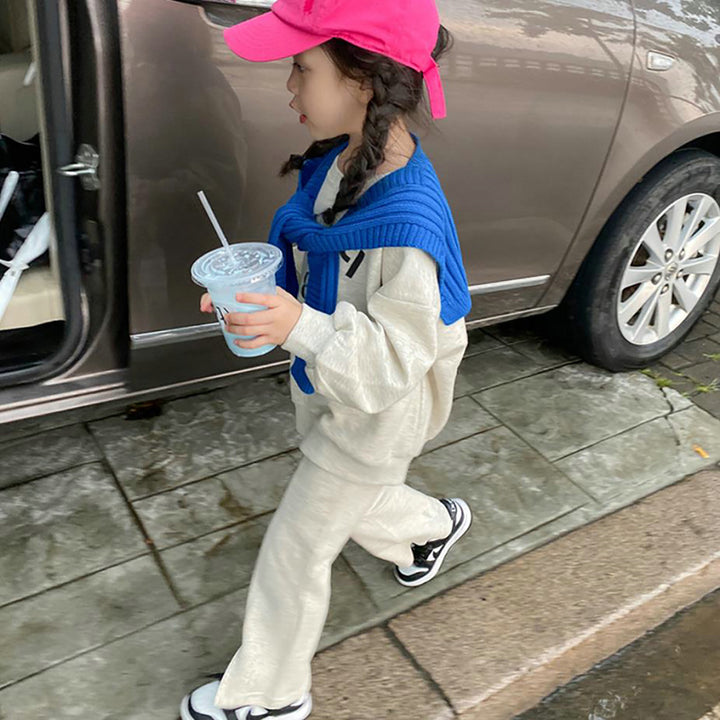 Girls Printed T-shirt with Trouser