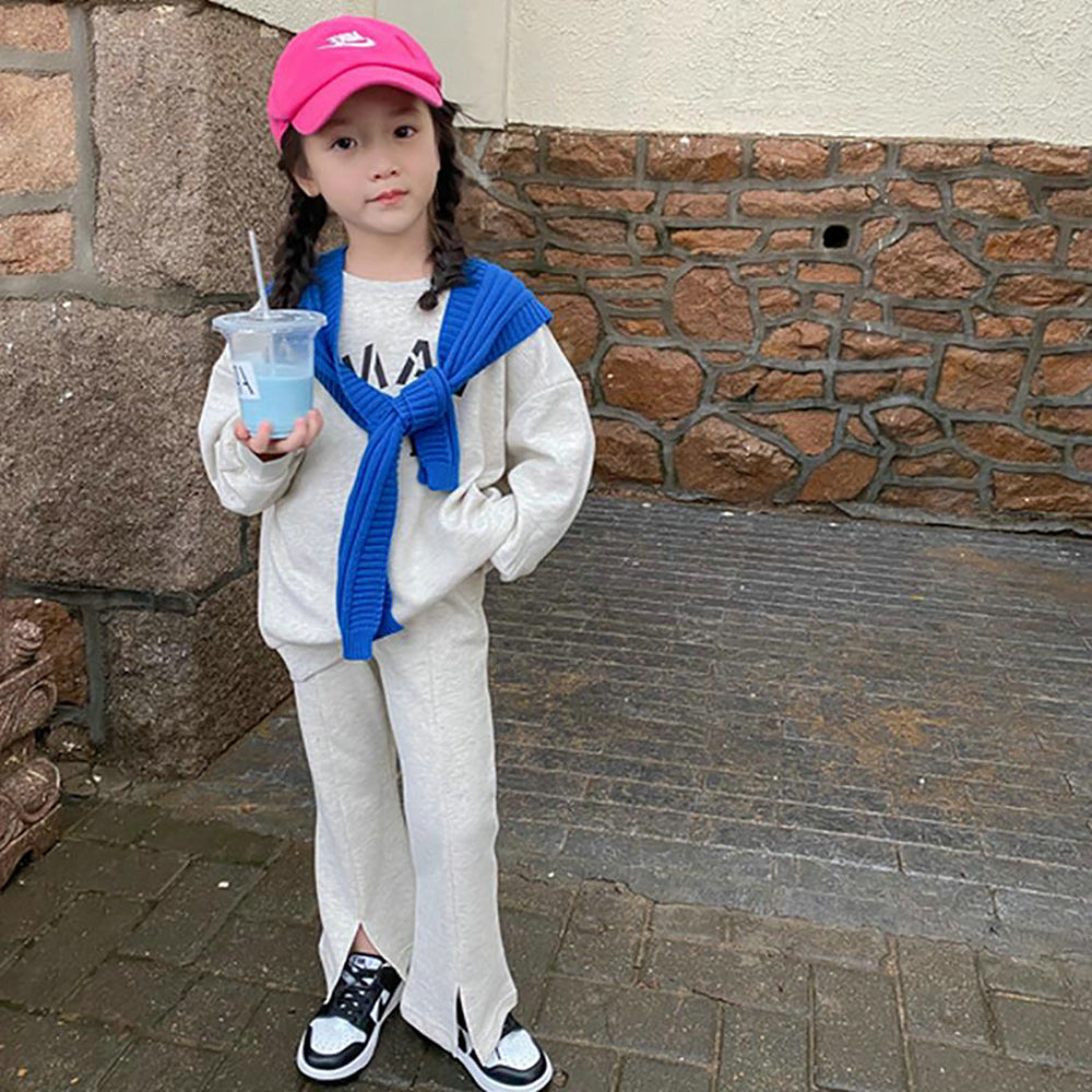 Girls Printed T-shirt with Trouser