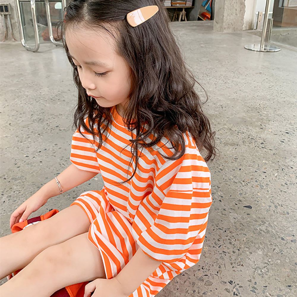 Striped Balloon Dress