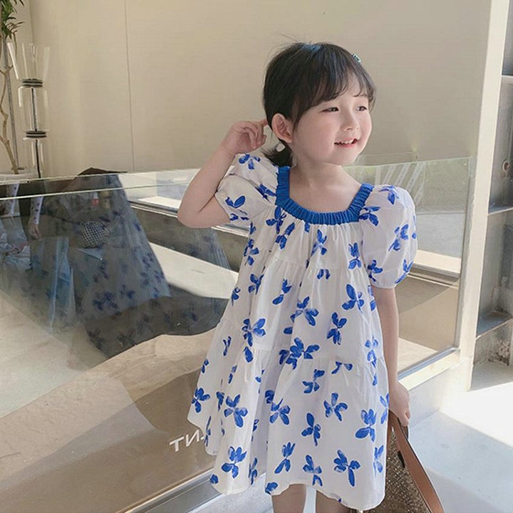Floral Print A-Line Dress