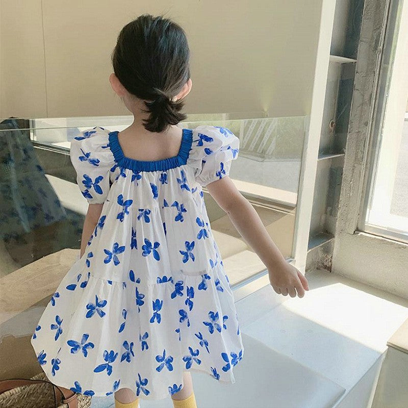 Floral Print A-Line Dress