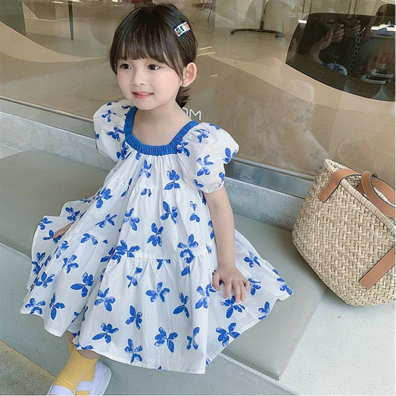 Floral Print A-Line Dress